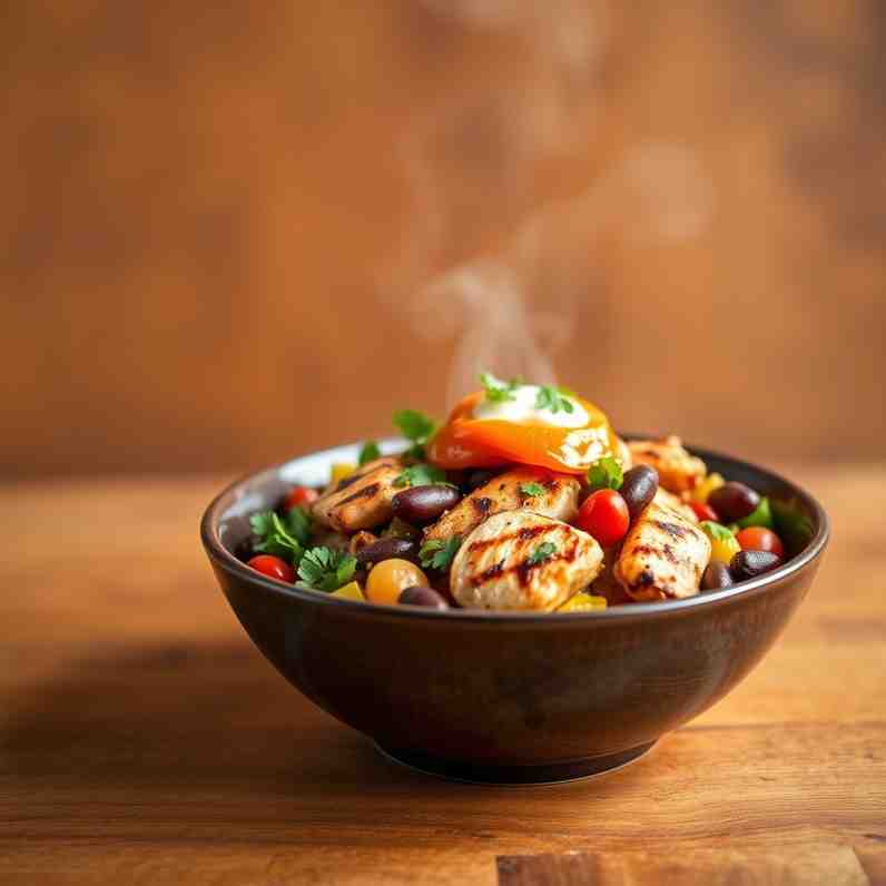 Protein-Packed Haitian Cornmeal Bowl - Easy High-Protein Meal